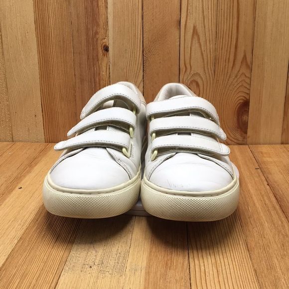 Tory Burch Sport Shoes Women Sz 8 Leather White Straps Sneaker Athletic 0565 - Picture 3 of 13